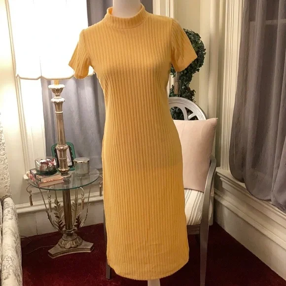 womens navy blue dresses Navy Blue Stretch Organic Cotton Long Sleeve Dress